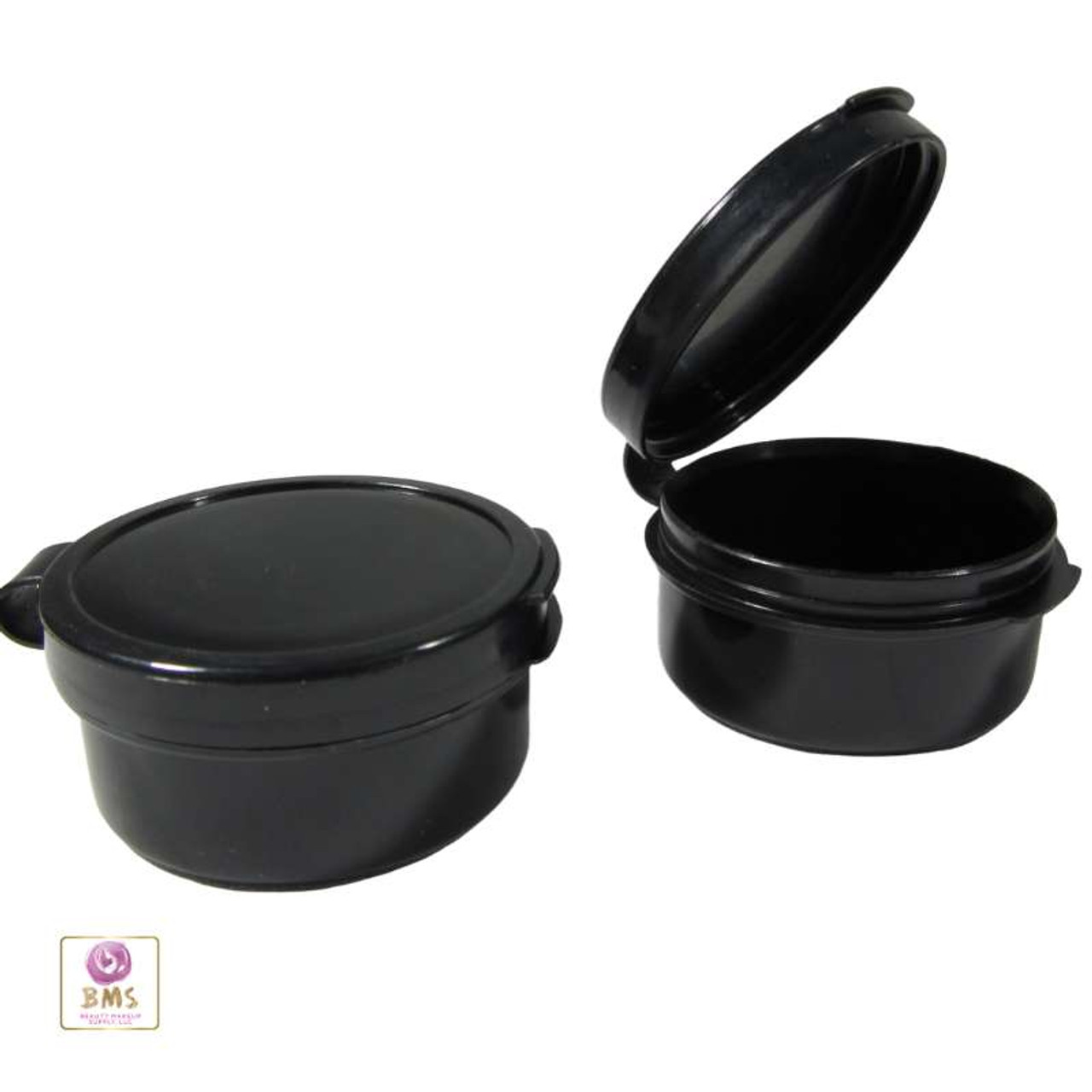 Wholesale Mini Plastic Containers: Bulk Round Hinged Lid Storage