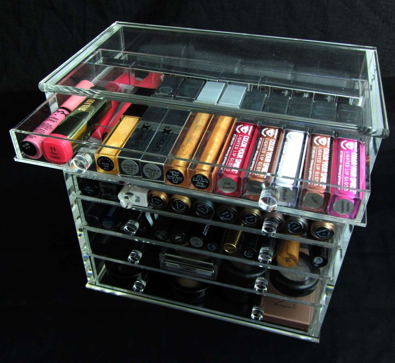 Transparent Desk Acrylic Storage Box, Drawer Organizers, Jewelry