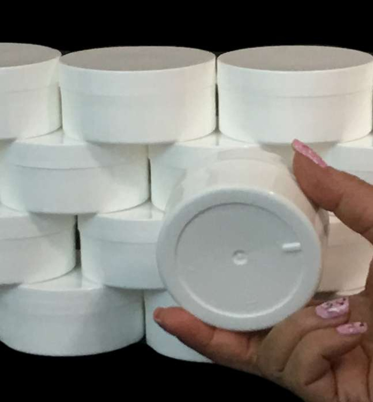 https://cdn11.bigcommerce.com/s-qd7k5gxi/images/stencil/1280x1280/products/501/7227/Plastic-Jars-Low-Profile-Wide-Mouth-Thick-Wall-2-oz-White-Black-Cap-w-Liners-9333-9334-Beauty-Makeup-Supply_5038__82611.1691855187.jpg?c=2?imbypass=on