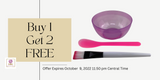 Buy One Get Two FREE Mask Bowl, Spatula & Brush Set