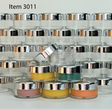 Luxury Cosmetic Round Jars with Silver Trim Caps - New Product at Beauty Makeup Supply Luxury Cosmetic Round Jars with Silver Trim Caps - New Product at Beauty Makeup Supply
