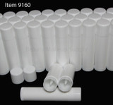 White Rounded Edge Lip Balm Tubes - New Product at Beauty Makeup Supply