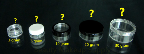 How do I choose the correct size of cosmetic jars for my application?