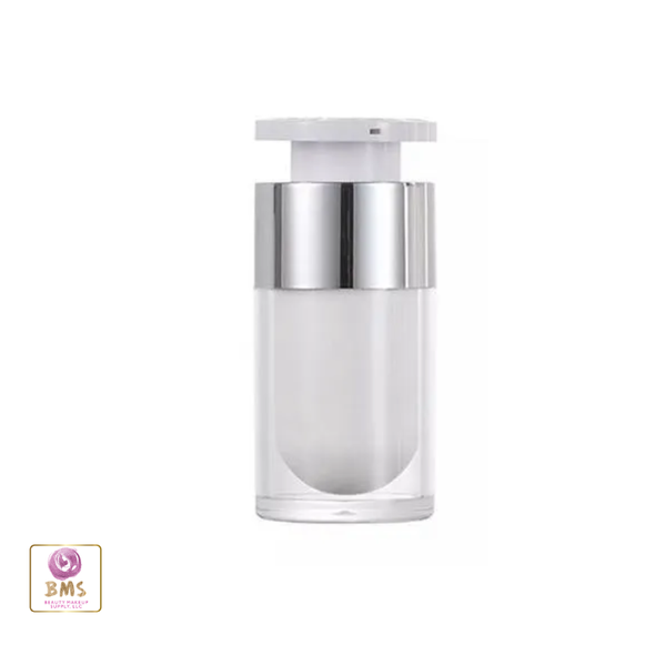 Airless Bottles Acrylic Twist Open & Lock Pump Serum Packaging