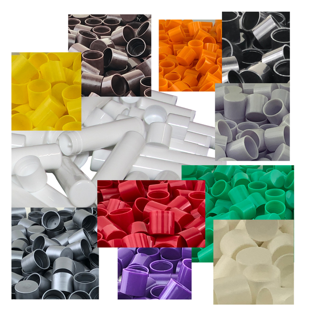 Lip Balm Tube & Cap in a variety of colors