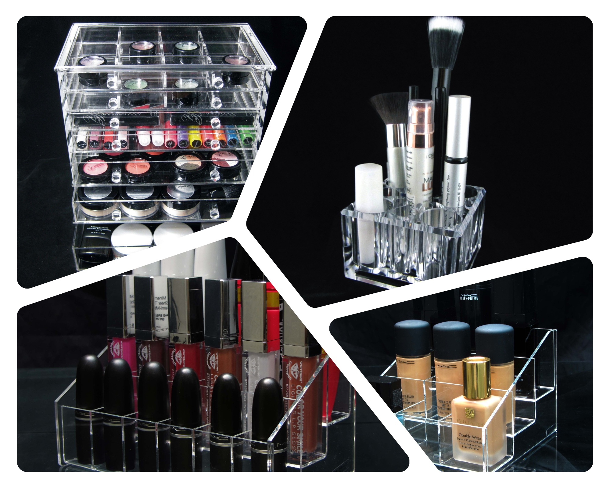 Acrylic Organizers & Storage Beauty Makeup Supply