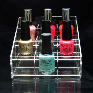 Nail art color 18 bottle organizer, acrylic NB – Beauty Zone Nail Supply