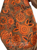 Embroidered Boho style brown dress "Miracle Tree"