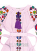 Lavender embroidered blouse "Bukovyna Flowers"