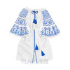 White dress in Boho style "Airy fantasy"