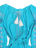 Embroidered tunic “Azure Dawn”