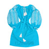 Dress with embroidery “Azure Whirlpool”