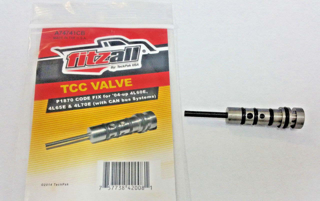 New 4L60E 4L65E Fitzall TCC Valve P1870 Code Fix 04-up CAN Bus