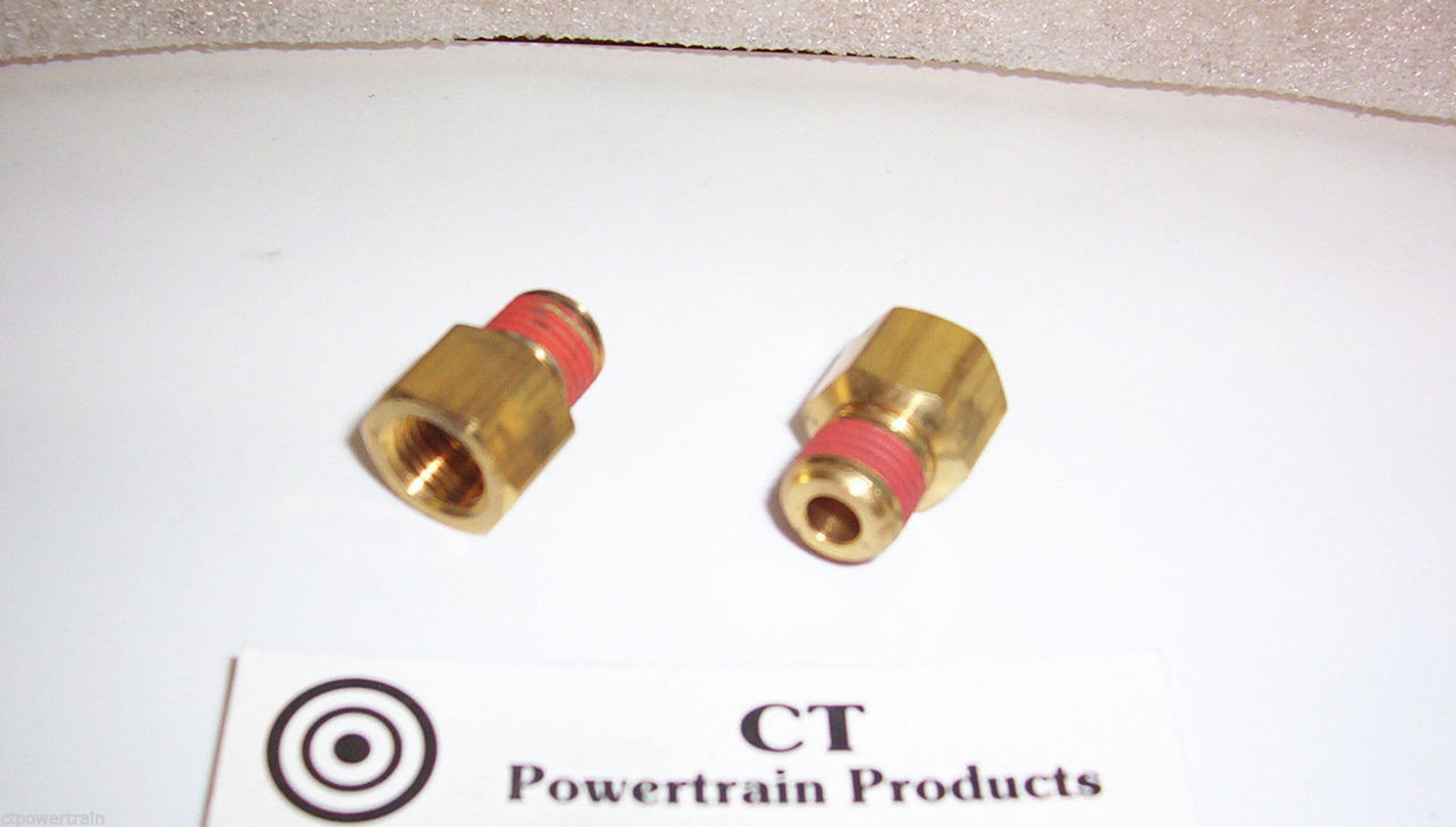 350 350C 700R4 4L60E 400 Thread In Cooler Line Fittings 2 Piece Kit