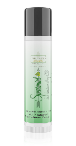 Lebeau and Joe's Spearmint lip balm 10mg CBD Lebeau and Joe's Spearmint lip balm 10mg CBD
