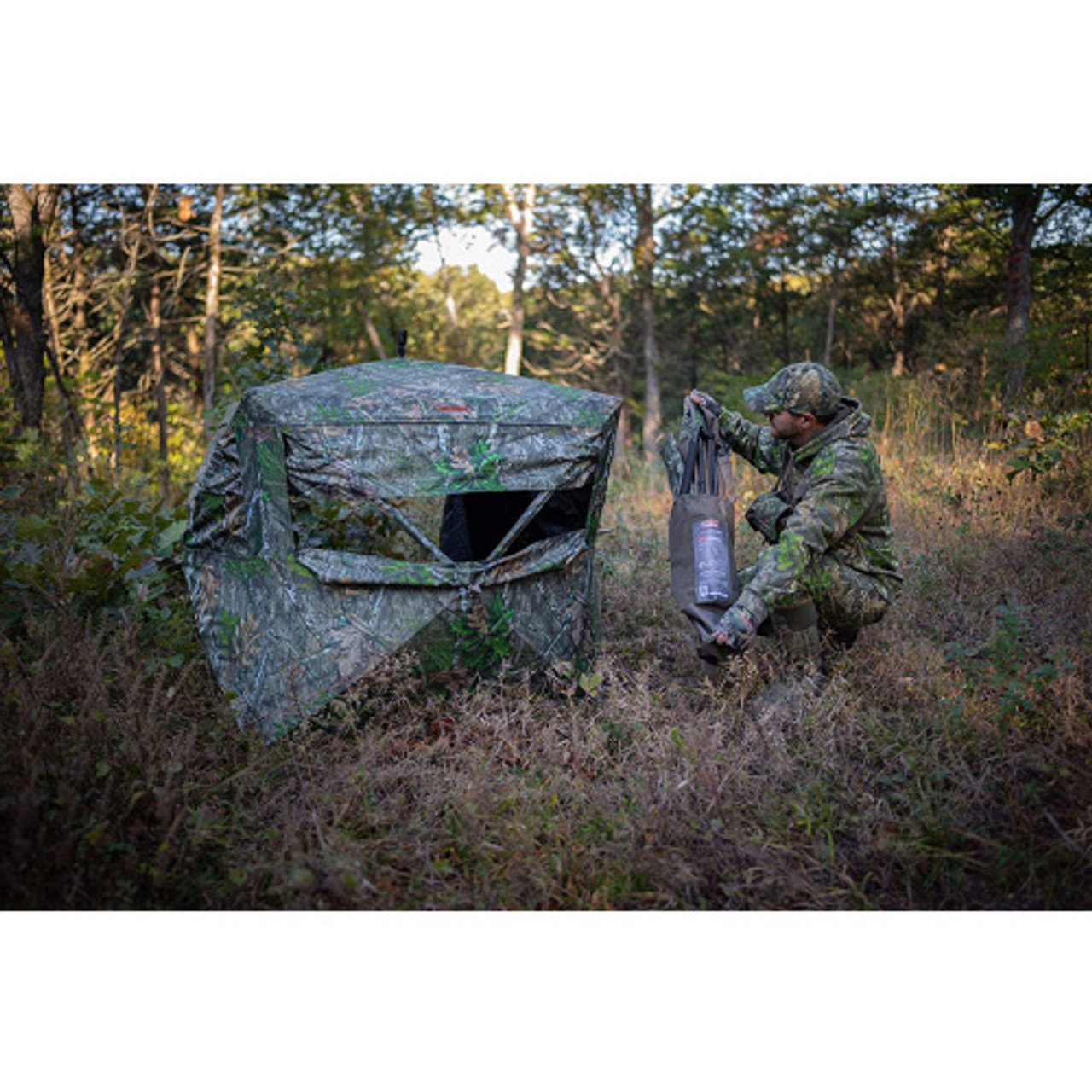 Alps OutdoorZ Deception Hunting Blind - Mossy Oak Obsession