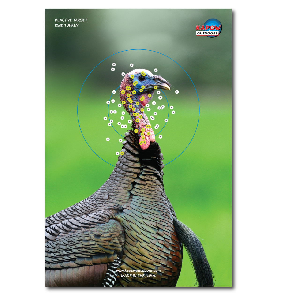 Buy Kapow Outdoors Reactive 12â€ x 18â€ Turkey Target - 10-pack at