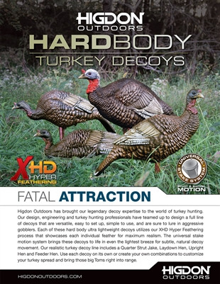 Higdon Decoys Hard Body Upright Hen Turkey Decoy Nexgen Outfitters
