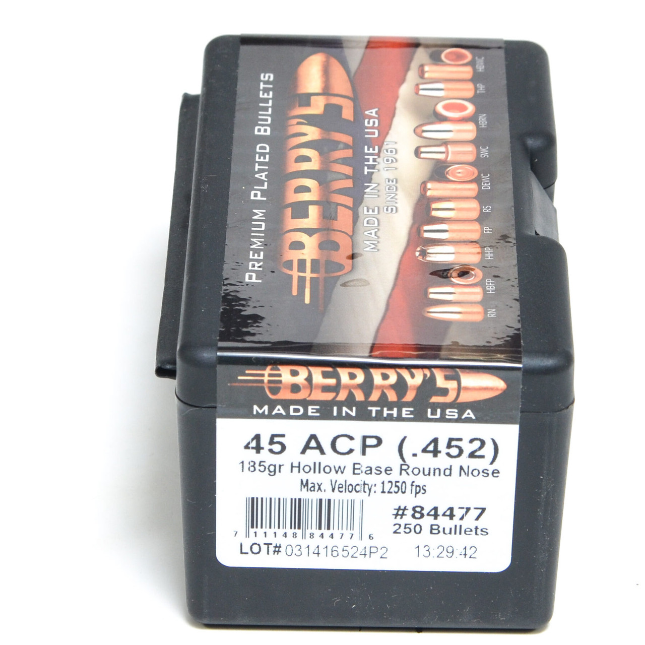 Buy Berrys Superior Plated Pistol 84477 .45 Cal 185 gr Round Nose