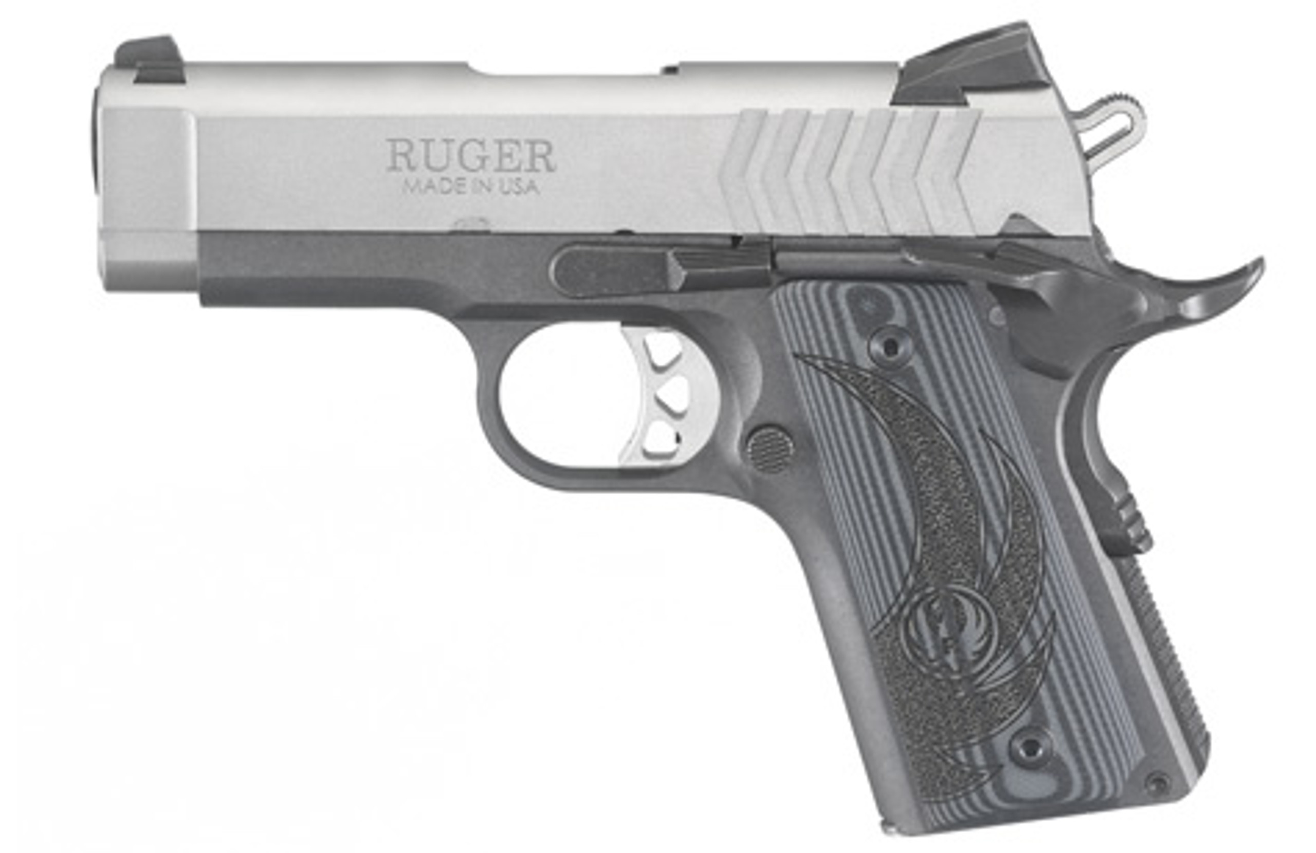Ruger Sr1911 Lightweight Officer Single 9mm 36 8 Round Black G10