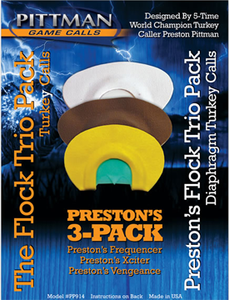 PA7923 Preston Flock Trio Pack Diaphragm Nexgen Outfitters
