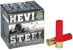 Hevi-Shot Hevi-Steel - 28 Gauge, 2 3/4", 5/8 oz, #4 Shot Nexgen Outfitters Hevi-Shot Hevi-Steel - 28 Gauge, 2 3/4", 5/8 oz, #4 Shot Nexgen Outfitters