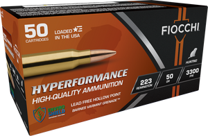 Fiocchi Hyperformance .223 Remington 50 Grain Barnes Varmint Grenade 50Rnds Fiocchi Hyperformance .223 Remington 50 Grain Barnes Varmint Grenade 50Rnds