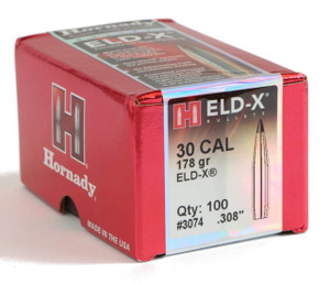 Hornady ELD-X .30 Cal 178 gr Bullets-100cnt Nexgen Outfitters Hornady ELD-X .30 Cal 178 gr Bullets-100cnt Nexgen Outfitters