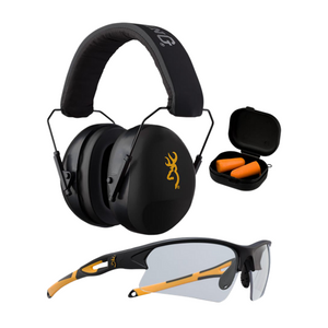 SH106232 Browning Shooting Glasses - Range Kit with Hearing Protection Nexgen Outfitters