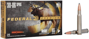 Federal Premium .30-06 Springfield 165gr Nosler Partition 20Rnd Rifle Ammunition Nexgen Outfitters Federal Premium .30-06 Springfield 165gr Nosler Partition 20Rnd Rifle Ammunition Nexgen Outfitters