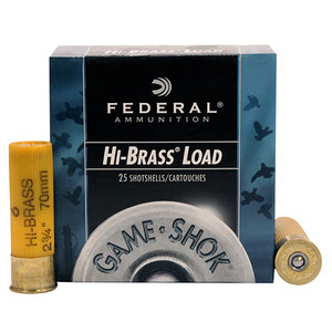 Federal Game Shok High Brass Lead 20 ga 2.75" 1 oz 6 Shot Nexgen Outfitters Federal Game Shok High Brass Lead 20 ga 2.75" 1 oz 6 Shot Nexgen Outfitters