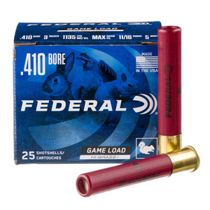 Federal Game-Shok High Brass Lead 410 Gauge 3" 11/16 oz 5 Shot