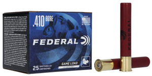 Federal Game-Shok High Brass Lead 410 Gauge 3" 11/16 oz 5 Shot Nexgen Outfitters Federal Game-Shok High Brass Lead 410 Gauge 3" 11/16 oz 5 Shot Nexgen Outfitters
