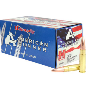 Hornady American Gunner .300 Blackout 125gr Hollow Point 50Rnd Rifle Ammunition Nexgen Outfitters Hornady American Gunner .300 Blackout 125gr Hollow Point 50Rnd Rifle Ammunition Nexgen Outfitters