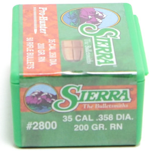 Sierra Pro-Hunter 2800 .35 Cal 200 gr Round Nose Bullets-50cnt Nexgen Outfitters Sierra Pro-Hunter 2800 .35 Cal 200 gr Round Nose Bullets-50cnt Nexgen Outfitters