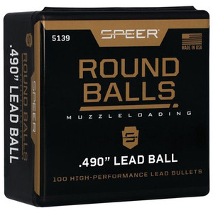 Speer Bullets .50 Cal Black Powder Lead Round Balls 177 gr. 100 pk. Nexgen Outfitters Speer Bullets .50 Cal Black Powder Lead Round Balls 177 gr. 100 pk. Nexgen Outfitters