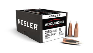 Nosler AccuBond 56382 .338 Cal 200 gr Spitzer Bullets-50cnt Nexgen Outfitters Nosler AccuBond 56382 .338 Cal 200 gr Spitzer Bullets-50cnt Nexgen Outfitters