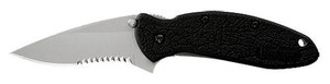 SH48571 Kershaw Scallion Knife Black Serrated Nexgen Outfitters SH48571 Kershaw Scallion Knife Black Serrated Nexgen Outfitters
