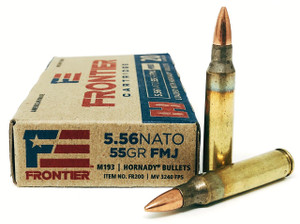 Frontier Cartridge 5.56 NATO 55gr Full Metal Jacket 20Rnd Rifle Ammunition Nexgen Outfitters Frontier Cartridge 5.56 NATO 55gr Full Metal Jacket 20Rnd Rifle Ammunition Nexgen Outfitters