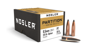 Nosler Partition 16320 6.5mm 125 gr Spitzer Bullets-50cnt Nexgen Outfitters Nosler Partition 16320 6.5mm 125 gr Spitzer Bullets-50cnt Nexgen Outfitters