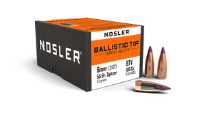 Nosler Ballistic Tip Varmint 24055 6mm 55 gr Spitzer Bullets-100cnt Nexgen Outfitters Nosler Ballistic Tip Varmint 24055 6mm 55 gr Spitzer Bullets-100cnt Nexgen Outfitters