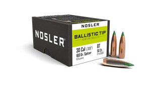 Nosler Ballistic Tip Hunting 30168 .30 Cal 168 gr Spitzer Bullets-50cnt Nexgen Outfitters Nosler Ballistic Tip Hunting 30168 .30 Cal 168 gr Spitzer Bullets-50cnt Nexgen Outfitters