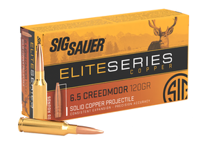 Sig Sauer Elite Copper Hunting 6.5 Creedmoor 120gr Jacketed Hollow Point 20Rnd Rifle Ammunition Nexgen Outfitters Sig Sauer Elite Copper Hunting 6.5 Creedmoor 120gr Jacketed Hollow Point 20Rnd Rifle Ammunition Nexgen Outfitters
