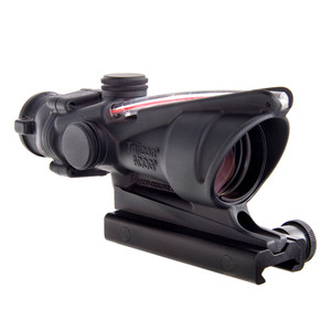 Trijicon ACOG 4x32mm Dual Illuminated Scope - Red Chevron .223 Ballistic Reticle with TA51 Flattop Mount, Black Nexgen Outfitters Trijicon ACOG 4x32mm Dual Illuminated Scope - Red Chevron .223 Ballistic Reticle with TA51 Flattop Mount, Black Nexgen Outfitters
