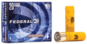 Federal Power Shok Buckshot 20 ga 3" 18 Pellets 2 Buck Shot 5 Box Nexgen Outfitters Federal Power Shok Buckshot 20 ga 3" 18 Pellets 2 Buck Shot 5 Box Nexgen Outfitters