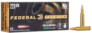 Federal Gold Medal Sierra .223 Remington 77gr MatchKing Boat Tail Hollow Point 20Rnd Rifle Ammunition Nexgen Outfitters Federal Gold Medal Sierra .223 Remington 77gr MatchKing Boat Tail Hollow Point 20Rnd Rifle Ammunition Nexgen Outfitters