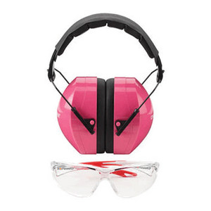 SH74851 Champion Shooting Glasses/Ballistic Eyes and Ears Combo - Pink Nexgen Outfitters SH74851 Champion Shooting Glasses/Ballistic Eyes and Ears Combo - Pink Nexgen Outfitters