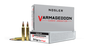 Nosler Varmageddon .204 Ruger 32gr Tipped Point Flat Base 20Rnd Rifle Ammunition Nexgen Outfitters Nosler Varmageddon .204 Ruger 32gr Tipped Point Flat Base 20Rnd Rifle Ammunition Nexgen Outfitters