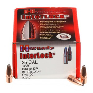 Hornady InterLock .35 Cal 200 gr SP-RP Bullets-100cnt Nexgen Outfitters Hornady InterLock .35 Cal 200 gr SP-RP Bullets-100cnt Nexgen Outfitters