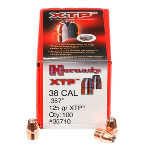 Hornady XTP .38 Cal 125 gr Bullets-100cnt Nexgen Outfitters Hornady XTP .38 Cal 125 gr Bullets-100cnt Nexgen Outfitters